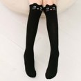 thumbnail image 3 of PMVFHDE Kids Cartoon Animal Knee High Stockings Comfortable Calf Socks for Home Leisure Play All Seasons, Black, 3-12 years, 3 of 4