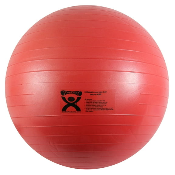 CanDo 105 cm (42") ABS inflatable ball, red