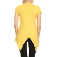 thumbnail image 4 of White Mark Women's Maternity Myla Embellished Tunic Top-Available in Plus Sizes, 4 of 5