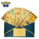 thumbnail image 2 of Anime Cards Pikachu Pokeball gold banknote pvc Banknote classic childhood memory Collection Figure Kids Toy Gifts, 2 of 5