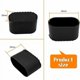 thumbnail image 2 of Tapa para pata de silla, 20 piezas Protector de patas de silla, protector de suelo, tapones para pies, pata de silla de plástico, protector de suelo, tapa protectora 40x20 mm para tubos, 2 of 5