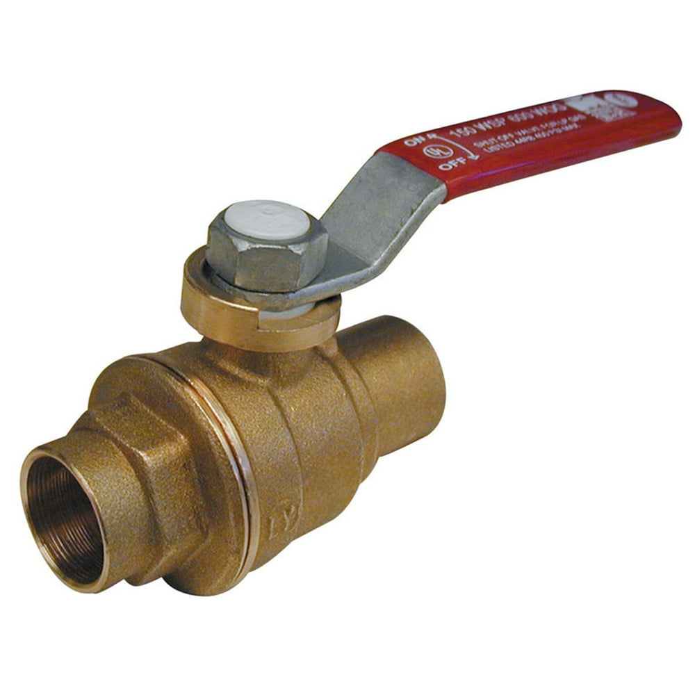 B&K ProLine 3/4 in. Brass Sweat Ball Valve Full Port