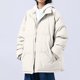 thumbnail image 1 of Parkas de manga larga de moda para mujer, chaqueta tipo cárdigan con cuello alto liso, abrigo acolchado para mujer, 1 of 4