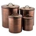 thumbnail image 2 of Old Dutch Stainless Steel Food Storage Canisters, Set of 4, 2 of 2