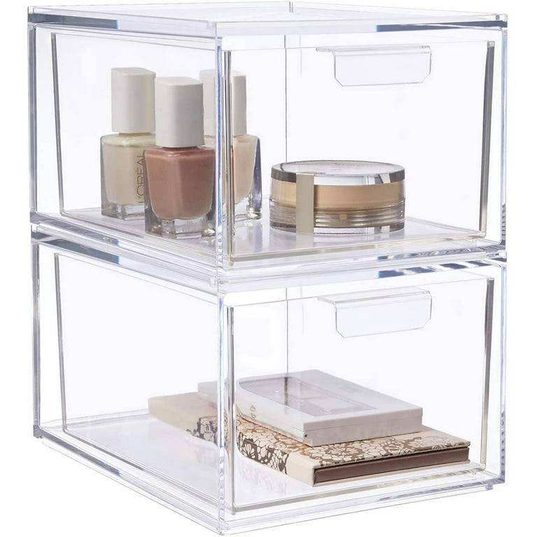 Stackable acrylic drawers deals