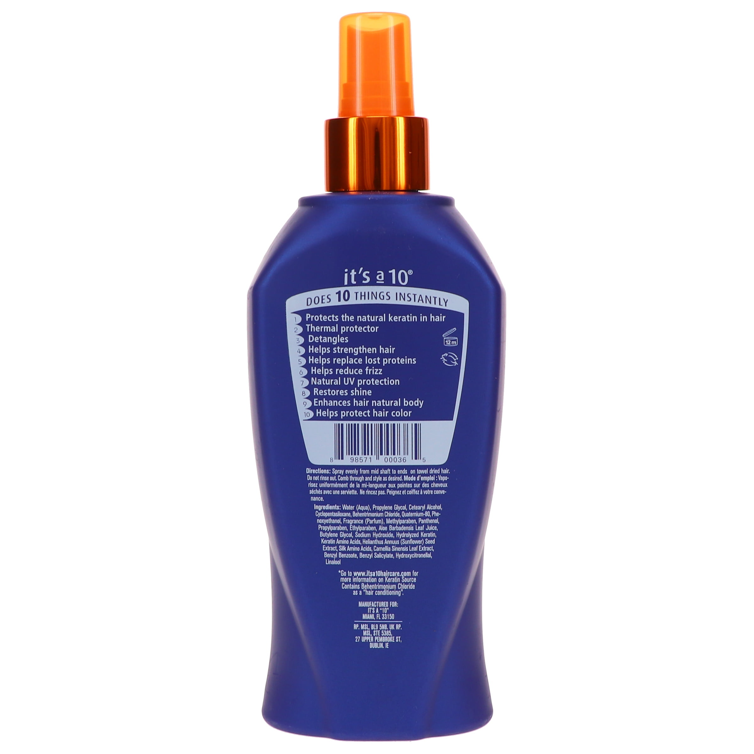 It's A 10 Plus Keratin Miracle Leave-In 10 Oz