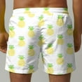 thumbnail image 6 of Xysaqa Men's Swim Trunks Pineapple Beach Board Shorts Swimsuits for Men Big & Tall Above Knee Sports Swimwear Summer Holiday Bathing Suits with Pockets S-5XL, 6 of 6