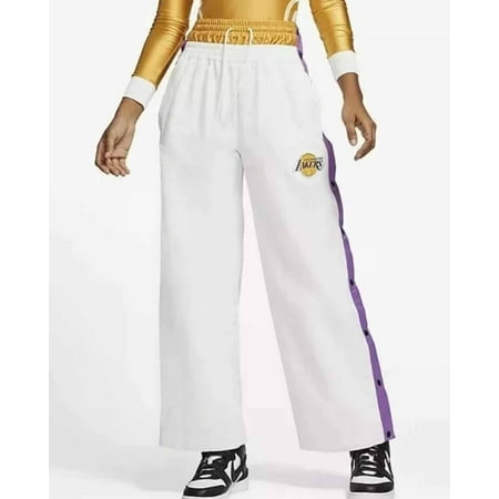 Nike x AMBUSH Women s Los Angeles Lakers Water Repellent Tearaway Track Pants – (White/Purple/Gold Medium) Nike x AMBUSH Women s Los Angeles Lakers Water Repellent Tearaway Track Pants – (White/Purple/Gold Medium)