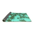 thumbnail image 2 of Ahgly Company Indoor Rectangle Abstract Turquoise Blue Modern Area Rugs, 4' x 6', 2 of 4