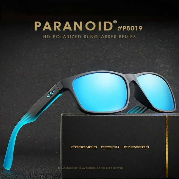 Bayuei Paranoid Men Sports Polarized Sunglasses Square Shades Driver Summer Riding Sun Glasses Other P8019