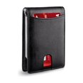 thumbnail image 1 of Cartera De Cuero Con Rfid Bloqueo Para Hombre Negro, 1 of 4
