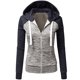 thumbnail image 4 of ICHUANYI Clearance Women's Fashion Splicing Printing Loose Long Sleeve Tops Casual Sweatshirt(Gray, XXL) ICHUANYI WER2023081111360, 4 of 6