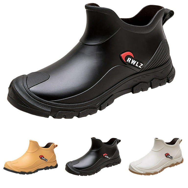 LIJCC Non Slip Work Shoes Water Oil Resistant Food Service Shoes