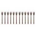 thumbnail image 1 of Wooden Forks, 12 Pieces -Friendly Japanese Wood Salad Dinner Fork Tableware Dinnerware Adult, 1 of 6