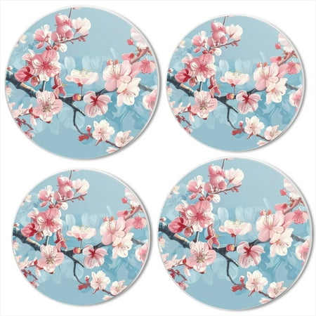 

Bahomeck Electric Stove Burner Covers Set Of 4 Beautiful Cherry Blossom Pattern Metal Gas Stove Burner Covers Protecting Gas Stoves 8 Inch And 10 Inch