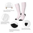 thumbnail image 3 of Sikiie Chaussettes Hautes à Imprimé Patte Rose, Chaussettes Longues Extensibles pour Femmes, 3 of 6