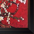thumbnail image 2 of Branches of an Almond Tree in Blossom, Ruby Red with Veine D'Or Bronze Angled Frame 20"X24", 2 of 3