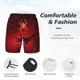 thumbnail image 3 of Fotbe Black Spider Web With Spiders Traje de Baño para Hombre – Shorts de Natación de Secado Rápido con Forro y Bolsillos-3X-Large, 3 of 6