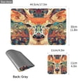 thumbnail image 4 of Wobogo Deer Muzzle Placemats Coasters Set of 2 Heat-resistant Non-slip Easy to Clean Square Dinner Plate Mat, 4 of 8