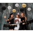 thumbnail image 4 of LQQBOX Round Chinese Paper Lantern, 16pcs Paper Lanterns Decorative, Hanging Paper Lanterns Decoration for Weddings, Graduation, Birthdays, Parties and Events, Assorted Sizes (Black/Gold/White), 4 of 7