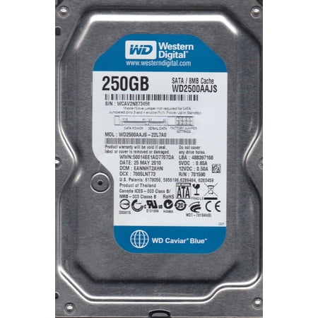 WD2500AAJS-22L7A0  DCM EANNHT2AHN  Western Digital 250GB SATA 3.5 Hard Drive price history on PriceWatchPro