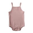 thumbnail image 3 of LIIPEE Summer Bodysuits For Baby Boys Solid Color Ribbed Sleeveless Casual Onesies Kids Comfortable Cute Daily Crawling Clothing,12-18 Months, 3 of 3