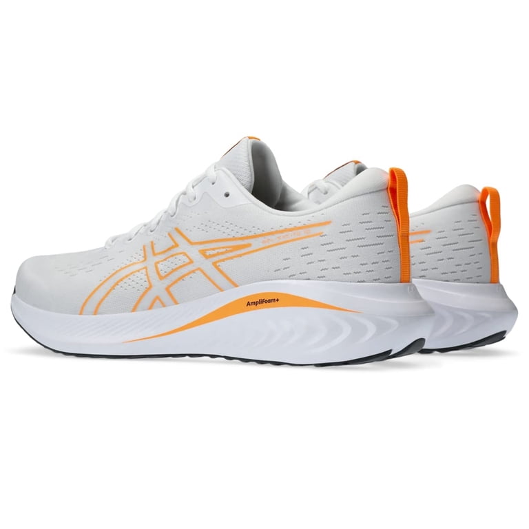 ASICS Men's Gel-Excite 10 Running Shoes, White/Orange Pop, US 11.5