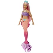 Barbie Dreamtopia Mermaid Doll (Curvy, Pink Hair), Toy for 3 Years and Up