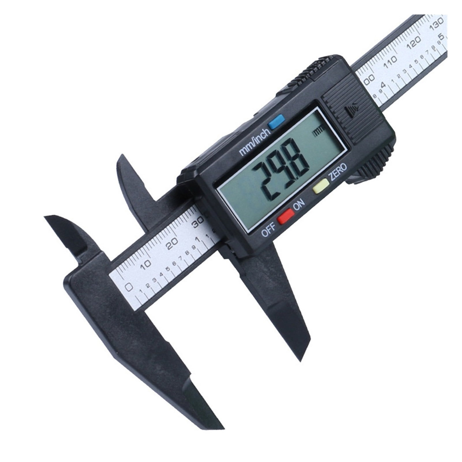 Vernier Digital Caliper 6 Inch Electronic 100mm Micrometer Ruler Measuring Instruments Woodworking Tools 150mm 0.1mm ,Easy to Operate