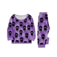 thumbnail image 5 of Lvotionpl 2026 Match Halloween Pjs, Matching Halloween Pajamas Long Sleeve Top & Pants Set Matching Holiday Pajama Xmas Set, 5 of 5