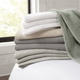 thumbnail image 2 of Arkwright Home LLC. Aston & Arden Waffle Weave Cotton Blanket Twin - Green, 2 of 5