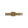 thumbnail image 2 of Fashion Square Straw Buckle Belt Mauve, 2 of 5