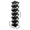 thumbnail image 2 of Tier Foldable Shoe Rack Organizer Shelf Space Saving Storage for Entryway Closet Bedroom Corner, 2 of 4