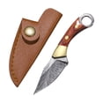 thumbnail image 1 of Tyeign Wood Handle Outdoor Tool Keychain, High End Pocket Tool with Carvings, Men'S Survival Tool, 1 of 6