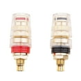 thumbnail image 2 of 2 uds., Conector tipo banana de 4mm, conector de enchufe, poste de para amplificador, conector de terminal de y adaptador y de Hugo Postes de conexión de terminales de altavoz, 2 of 6