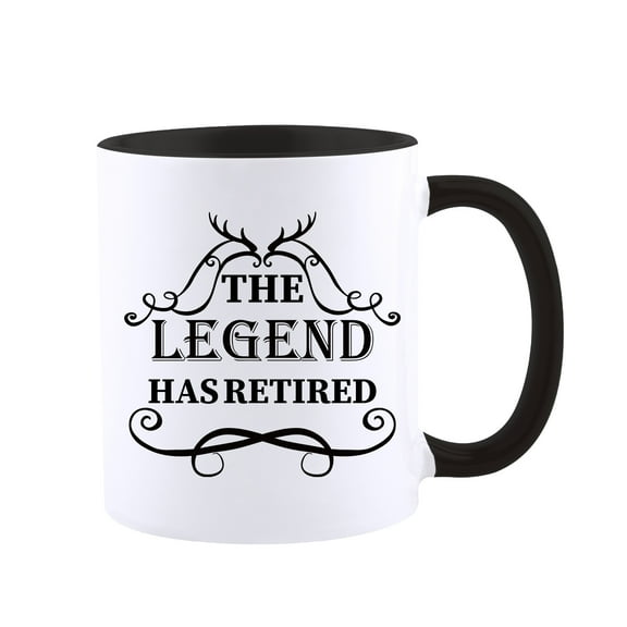 HiiKaa Happy Retirement Gift for Men,Retired Under New Management,11 oz Funny Retirement Coffee Mug for Coworkers, Friends, Husband