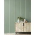 thumbnail image 3 of NextWall Sage Green Faux Board & Batten Peel and Stick Wallpaper, 3 of 15
