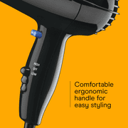 Conair Mid-Size Hair Dryer, 1875 Watts, Concentrator Attachment, Lightweight Design
