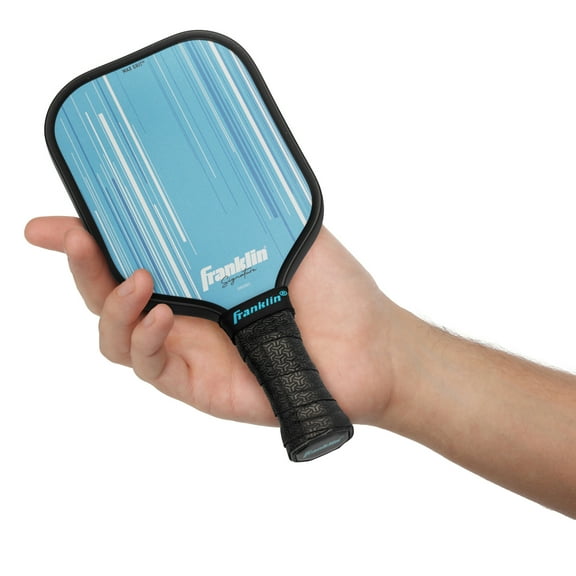 Franklin Sports Mini Pickleball Game Set - Tabletop Pickleball Paddle   Ball Indoor Game for Adults   Kids - Includes (2) 9" Inch Paddles   (2) 1.65" Inch Mini Pickleballs - Blue   Pink