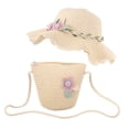 thumbnail image 4 of Masteelf Adorable Straw Hats for Kids Girls with Woven Design and Assorted Color Perfect for Summer Beach Play, 4 of 11