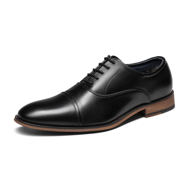 Zapatos Formales de Vestir para Hombre Bruno Marc con Cordones Negros 11W