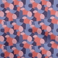 thumbnail image 1 of oneOone Georgette Viscose Medium Blue Fabric Abstract Sewing Craft Projects Fabric Prints By Yard 42 Inch Wide, 1 of 4