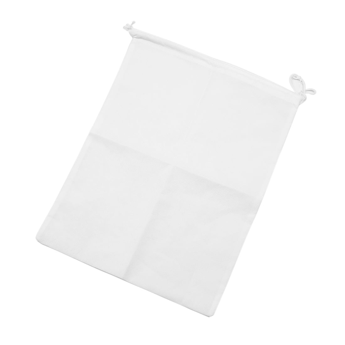 Portable Travel Drawstring Shoes Bag Nonwoven Fabric Pouch Storage Coffee Color by Unique-Bargains