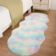 thumbnail image 6 of Faux Fur Area Rugs, Fluffy Shaggy Rug, Ultra Soft Runner Rugs, Bedside Bed Carpet，Fuzzy Rug for Chair Sofa Seat Cover, Decor Throw Rugs for Bedroom, Living Room，70.87X23.62inch, 6 of 8