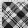 thumbnail image 4 of oneOone Polyester Spandex Black Fabric Tartan Sewing Fabric By The Yard Printed Diy Clothing Sewing Supplies 56 Inch Wide, 4 of 4