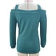 thumbnail image 1 of Camiseta de Hombro frío para Mujeres, Taskilidad de Mangas Largas de Hombro frío para combate fácil para el otoño tempano, 1 of 3