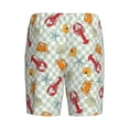 thumbnail image 2 of Lsque Lobster Sea Shell Mens Sleep Pajama Shorts,Short Pajama Pants, Cotton Ultra-Soft Knit-3X-Large, 2 of 9