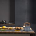 thumbnail image 4 of Inteprter Hervidor de té de 3L con sonido de silbido fuerte Tetera de acero inoxidable con mango de patrón de Hervidor de agua con de gran Barra de herramientas Gris Inteprter HA025360-02, 4 of 6