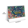 thumbnail image 2 of Hxlamzoo Small Desk Calendar 2025-2026 - Standing 2025 Desk Calendar, July.2025 to Dec.2026, 8" x 8", Monthly Flip Desktop Calendar with To Do List, Personal Desk Calendar Planner for Home Office, 2 of 6