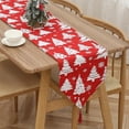 thumbnail image 6 of JoyMoreHome Christmas Theme Red and White Table Runners, Easy to Clean, 71x13 Inch Table Decoration for Kitchen, Table Centerpiece, Christmas Party, 6 of 6